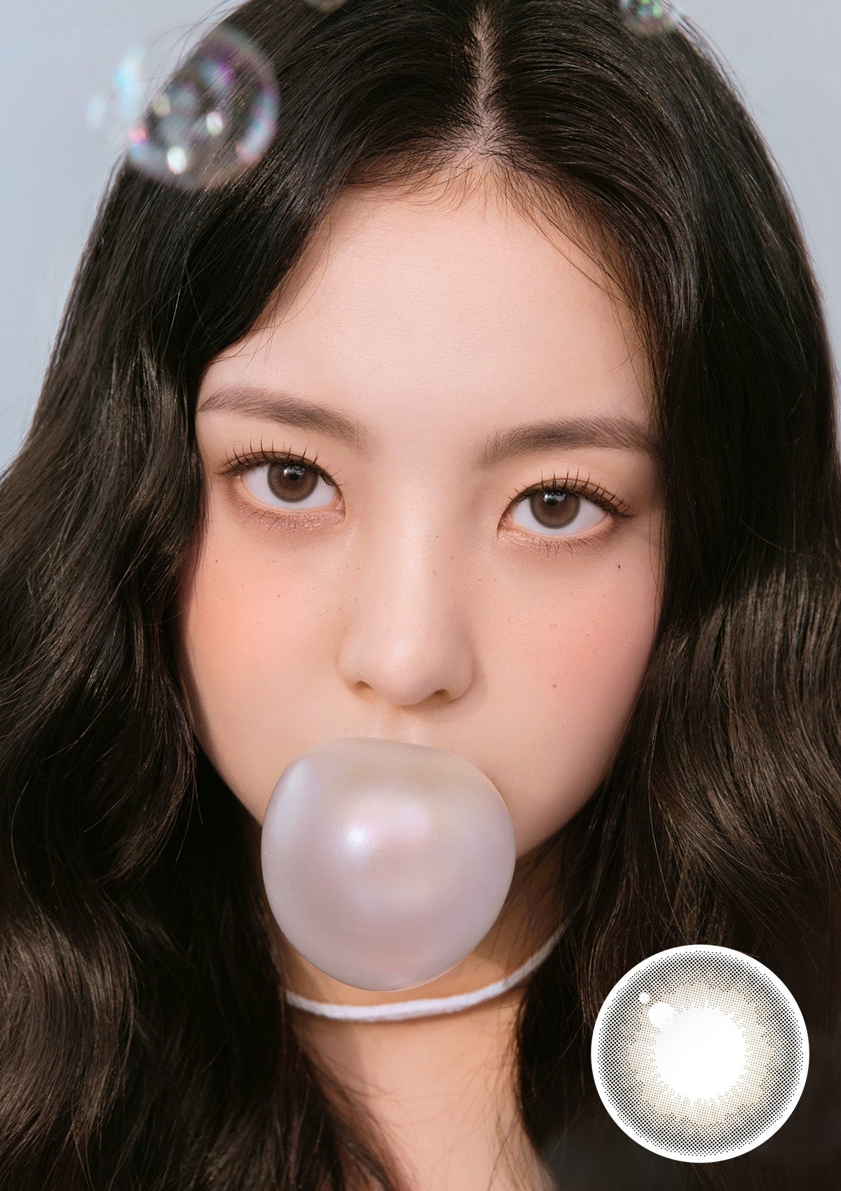 Pompon Pop 1Day Bubble brown – chuu Lens JP